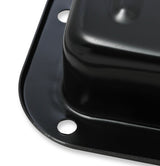 Mr Gasket Transmission Oil Pan - Black Steel - 9755BMRG