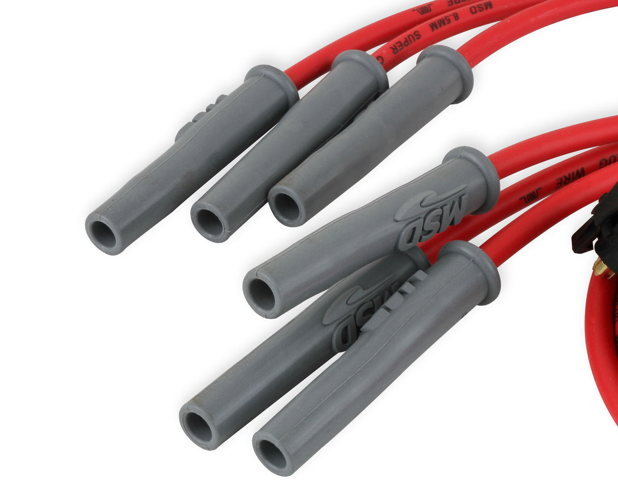 MSD Super Conductor Spark Plug Wire Set, 2000 Ford 3.8L V-6 Mustang - 32999