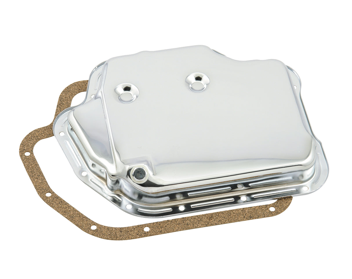 Mr Gasket Transmission Oil Pan - Chrome - 9762