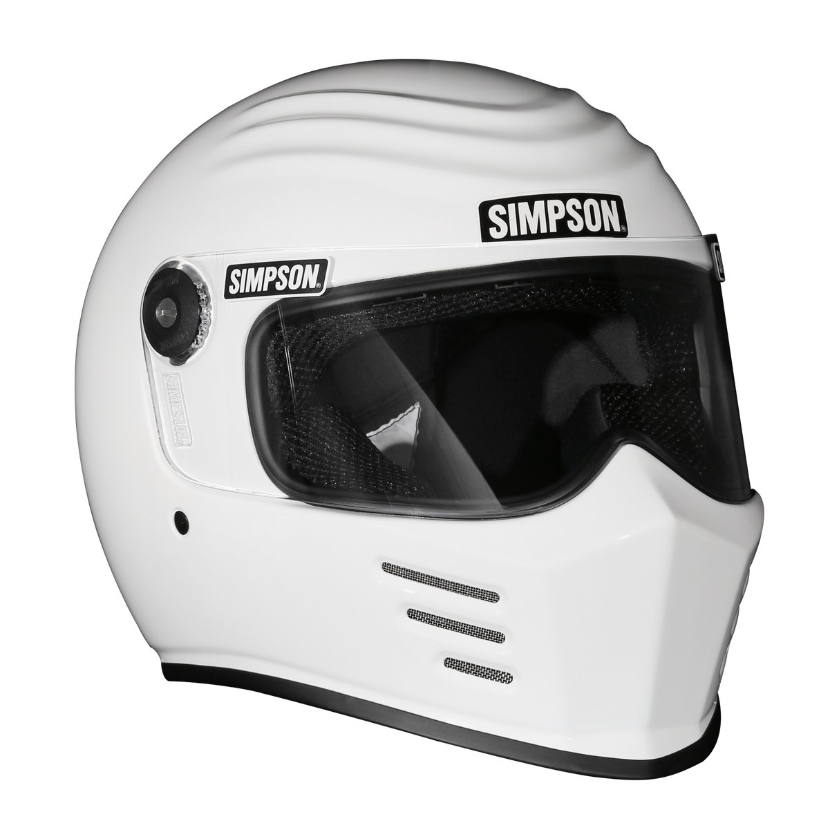 Simpson Motorcycle Outlaw Bandit 3.0 Helmet - White XS - OB31XS