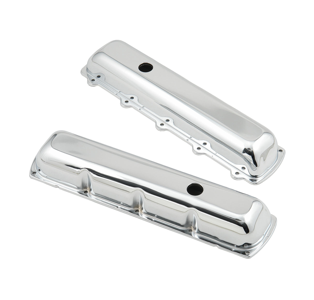 Mr Gasket Chrome Valve Covers without Baffle - 9422