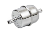 Mr Gasket Chrome Fuel Filter - Fits 5/16 Inch Hose - 9745