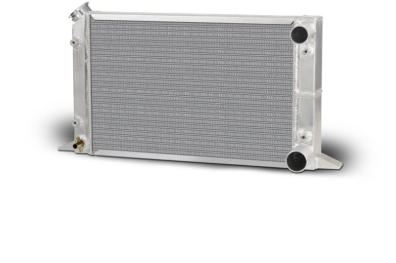 AFCO Lightweight Single Row Scirocco Radiator-RH Double Pass w/filler top left 1.25" in /1.25" Outlet - 80104LWNA 80104LWNA