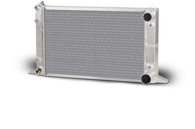 AFCO Lightweight Single Row Scirocco Radiator-RH Double Pass w/filler top left 1.25" in /1.25" Outlet - 80104LWNA 80104LWNA