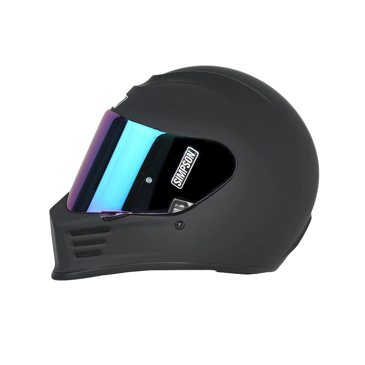 Simpson Motorcycle Speed Bandit Helmet - Flat Black XS - SPBXS3