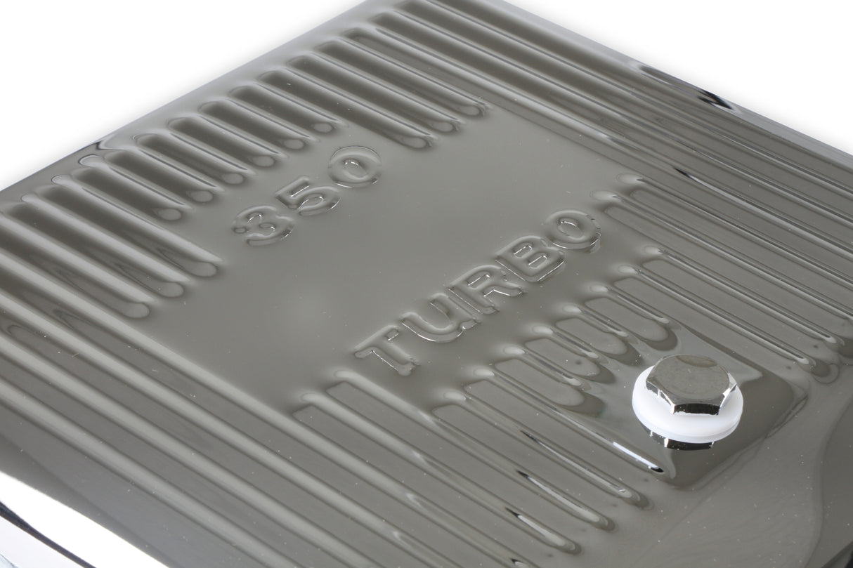 Mr Gasket Transmission Oil Pan - Chrome - 9761