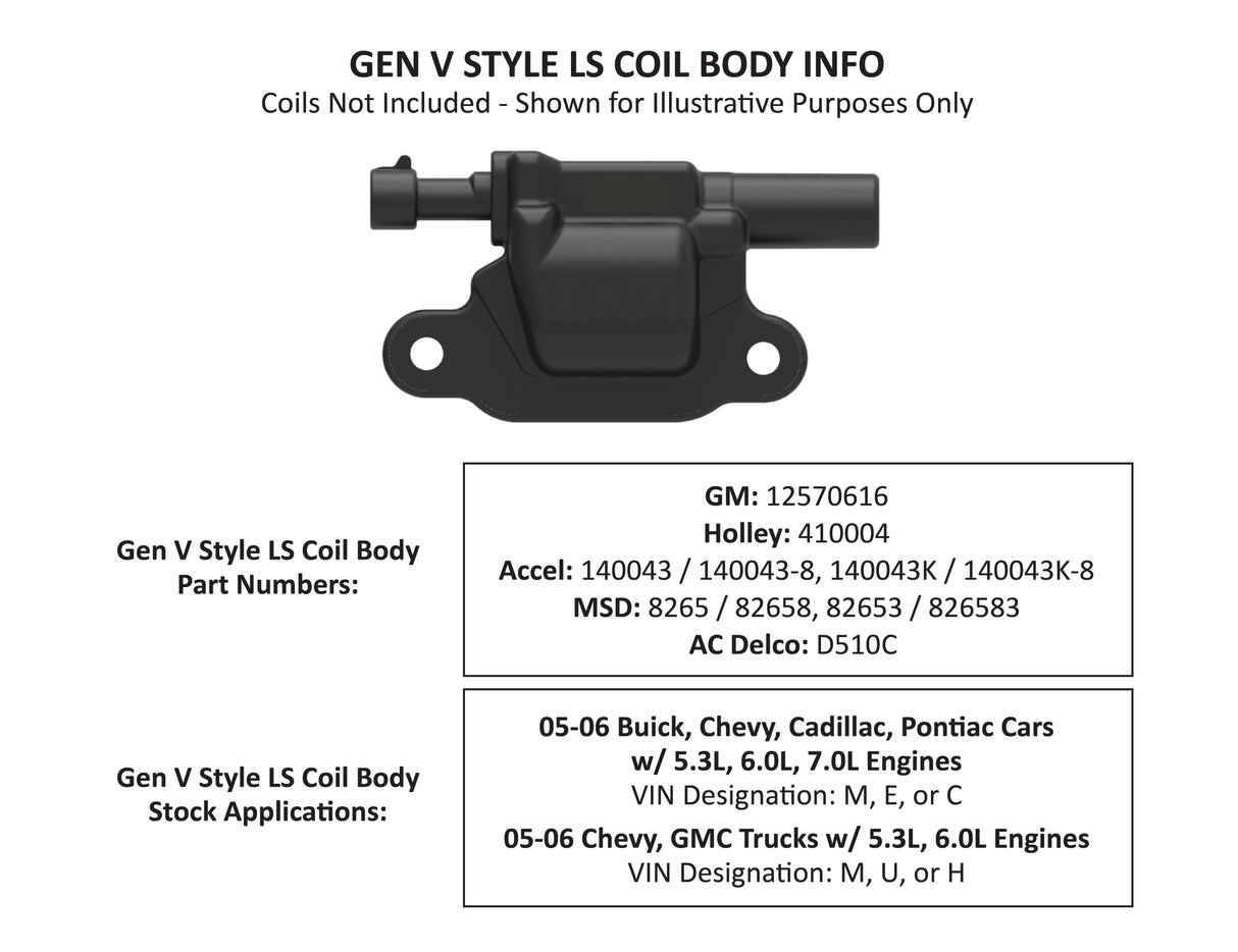 Holley 241-190 2-Piece Pontiac Style Valve Cover - Gen III/IV LS - Natural