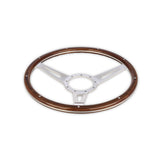Scott Drake Steering Wheel Corso Feroce Shelby Style Wood and Aluminum 15" - S1MS-3600-WG