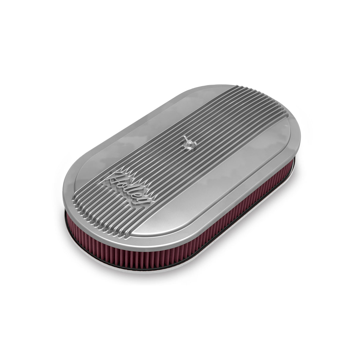 Holley 120-400 Vintage Series Oval Air Cleaner - Natural Cast