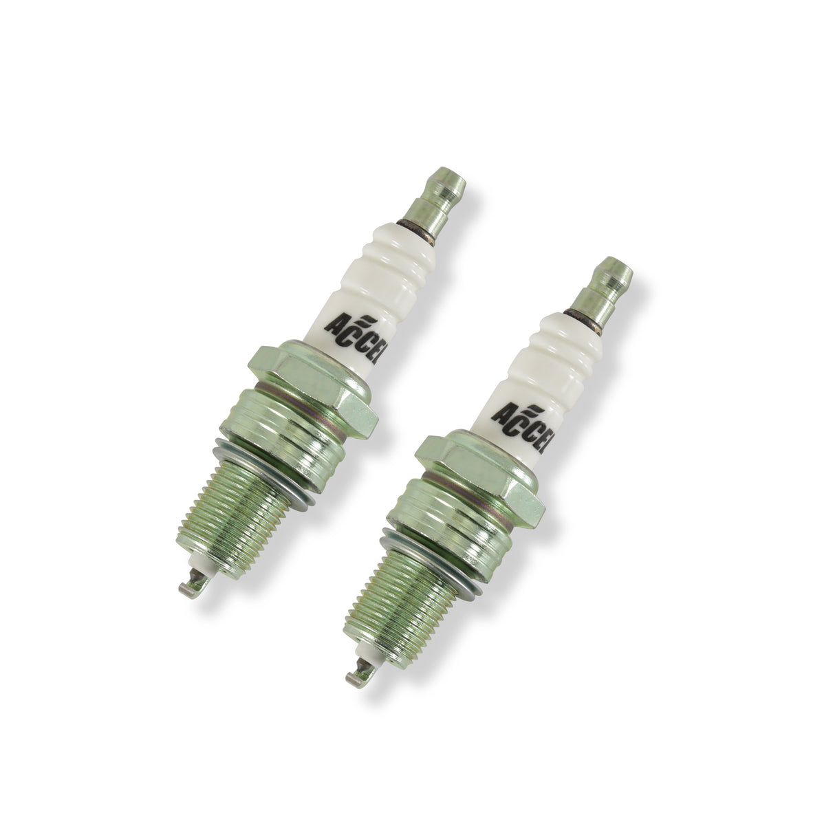 ACCEL Spark Plugs - Platinum - Evolution - .040" Gap - 2 Pack - Y2410P