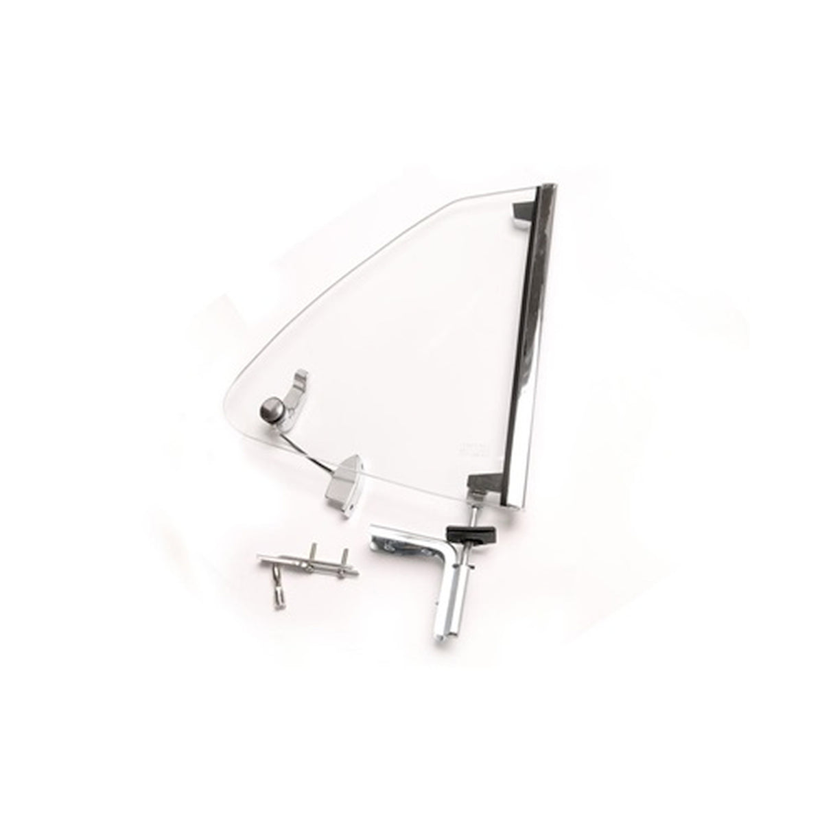 Scott Drake Quarter Glass Assembly, Clear, Passenger Side - C9ZZ-6321410-K
