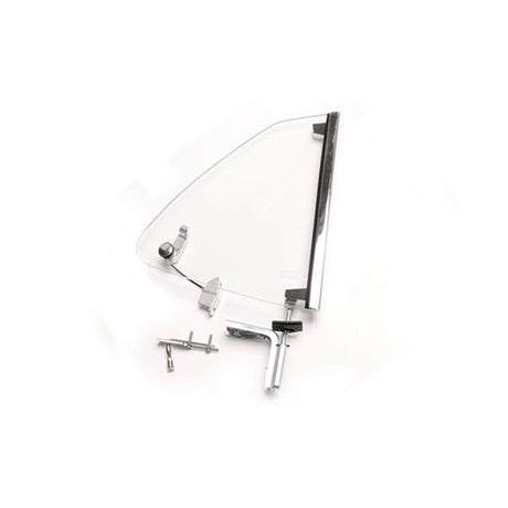 Scott Drake Quarter Glass Assembly, Clear, Passenger Side - C9ZZ-6321410-K