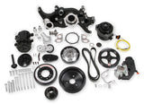 Holley 20-190BK Premium Black Mid-Mount LS7 Complete Accessory System - Dry Sump