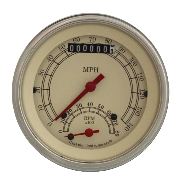 Classic Instruments Vintage 3" Ultimate Speedometer Gauge - VT20SLC