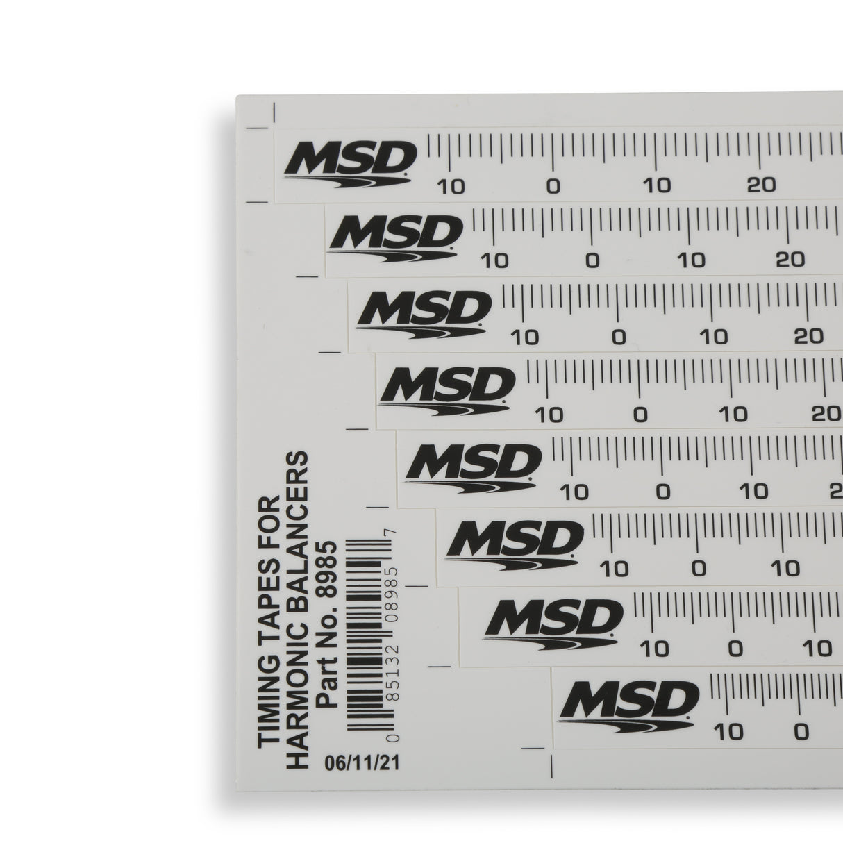 MSD Timing Tape - Harmonic Balancer - 5.25" to 8.00" - 8985