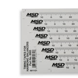 MSD Timing Tape - Harmonic Balancer - 5.25" to 8.00" - 8985