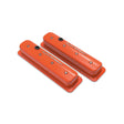 Holley 241-293 GM Licensed Valve Cover - Muscle Series - SBC - Center Bolt - Factory Orange Machined