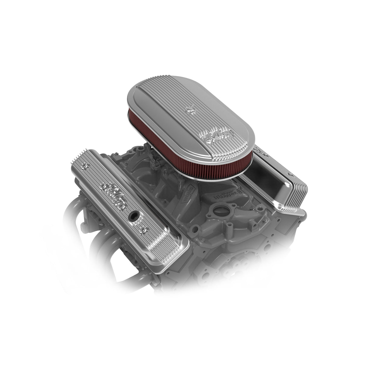 Holley 120-401 Vintage Series Oval Air Cleaner - Polished