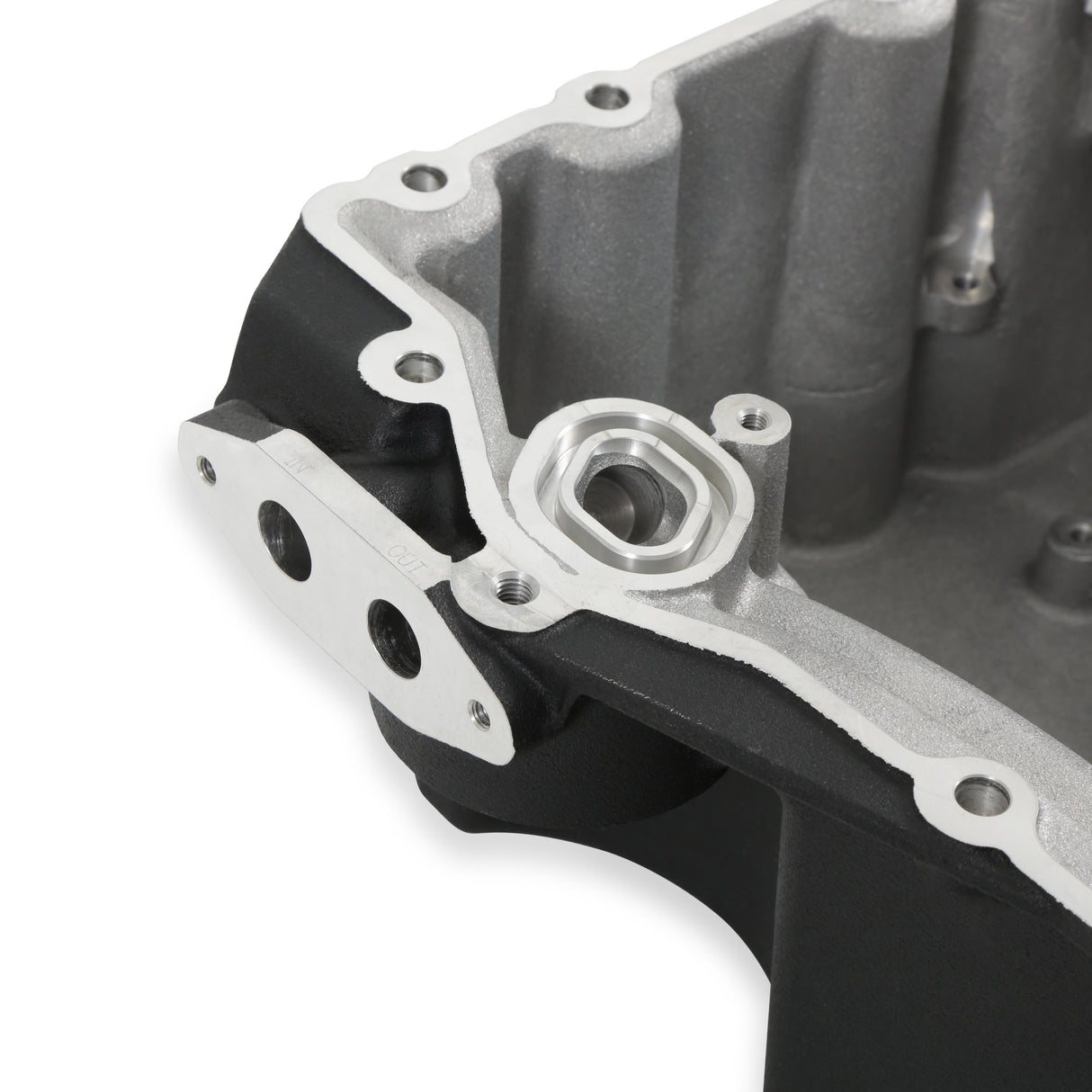 Holley 20-340BK Godzilla High-Mount Accessory Drive - With Swap Oil Pan and Pump - Complete Kit - Black