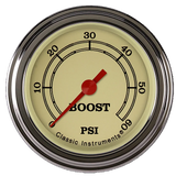 Classic Instruments VINTAGE 2 1/8" FULL SWEEP BOOST, 0-60psi - VT143SLC