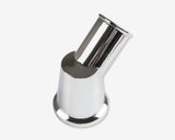 Mr Gasket O-ring Style Chrome Water Neck - 45 degree - 9141G
