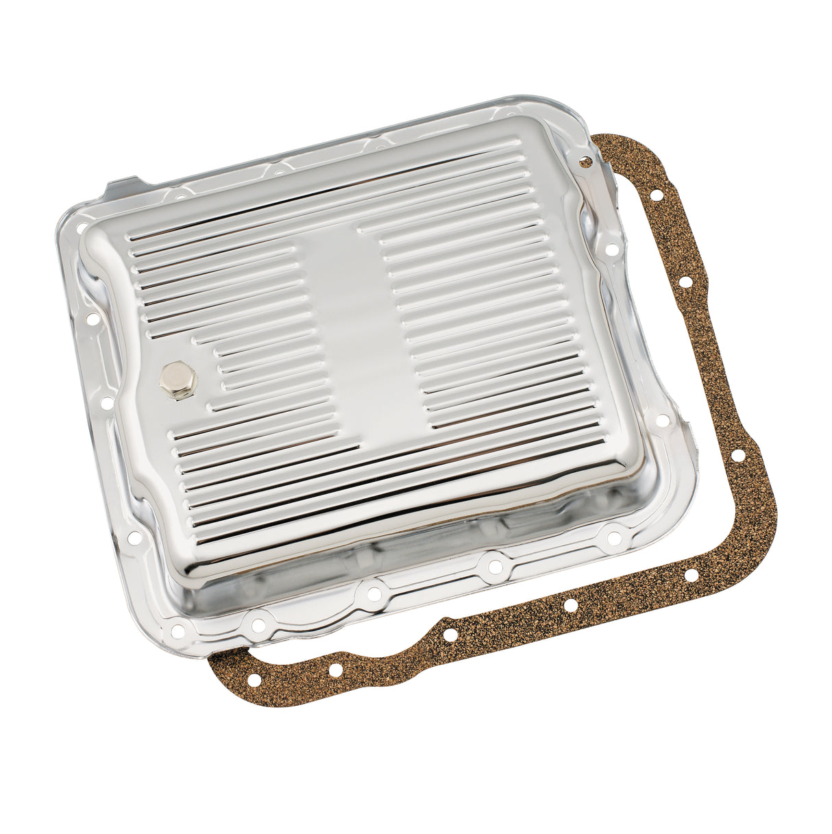 Mr Gasket Transmission Oil Pan - Chrome - 9732