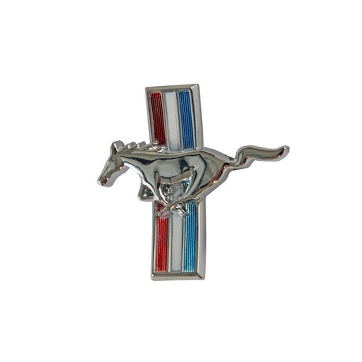 Scott Drake 64-65 Glove Box Emblem (Curved) - C4ZB-65060A14-A