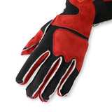 Racequip SFI 3.3/5 Red / Black Outseam Long Gauntlet Nomex Race Gloves - Medium - 359103RQP