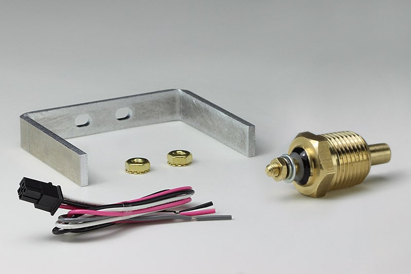 Classic Instruments Velocity White 2 5/8" Short Sweep Water Temperature Gauge - VS226WBPF-06