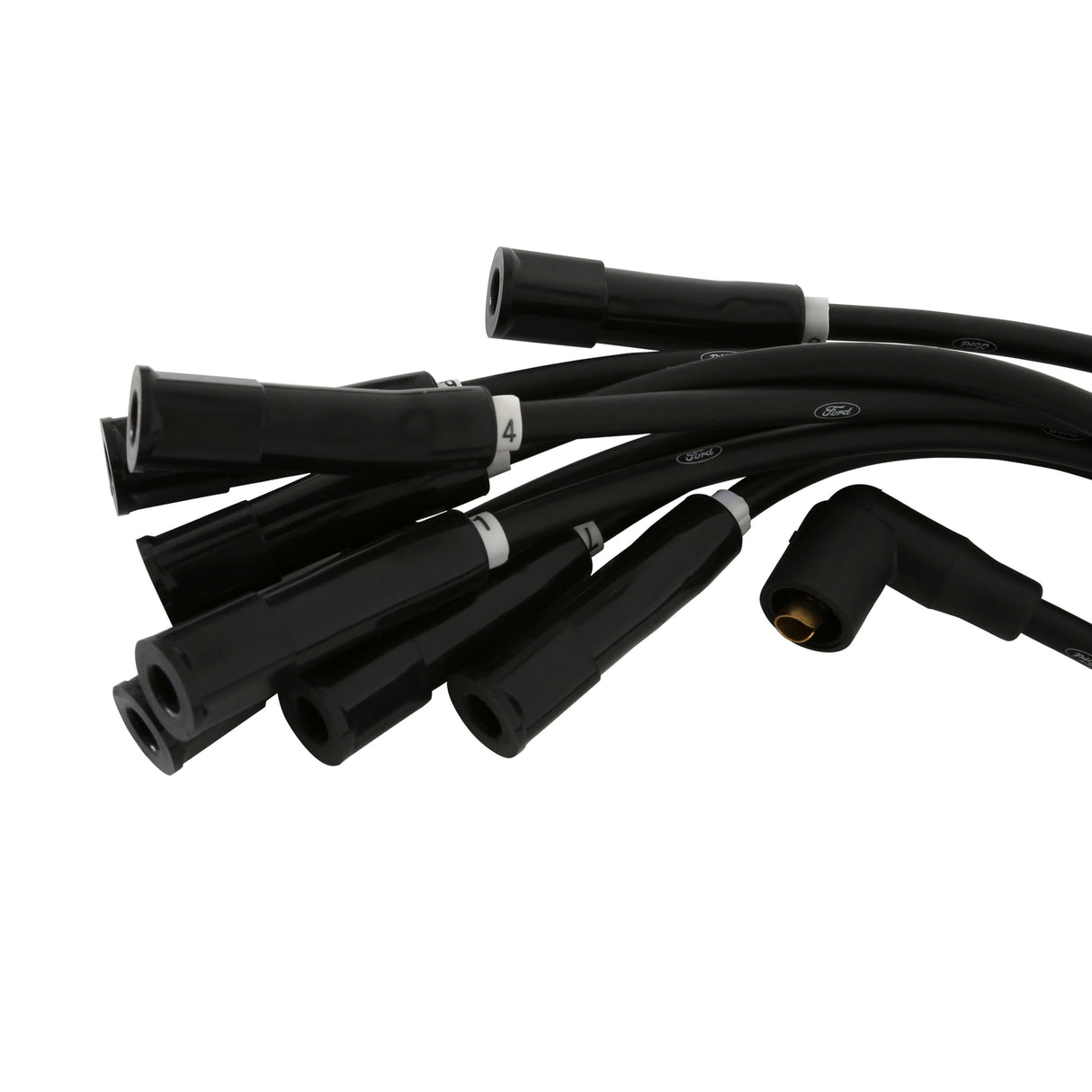 Scott Drake 8MM Black Spark Plug Wires - C7OZ-12259-BK8