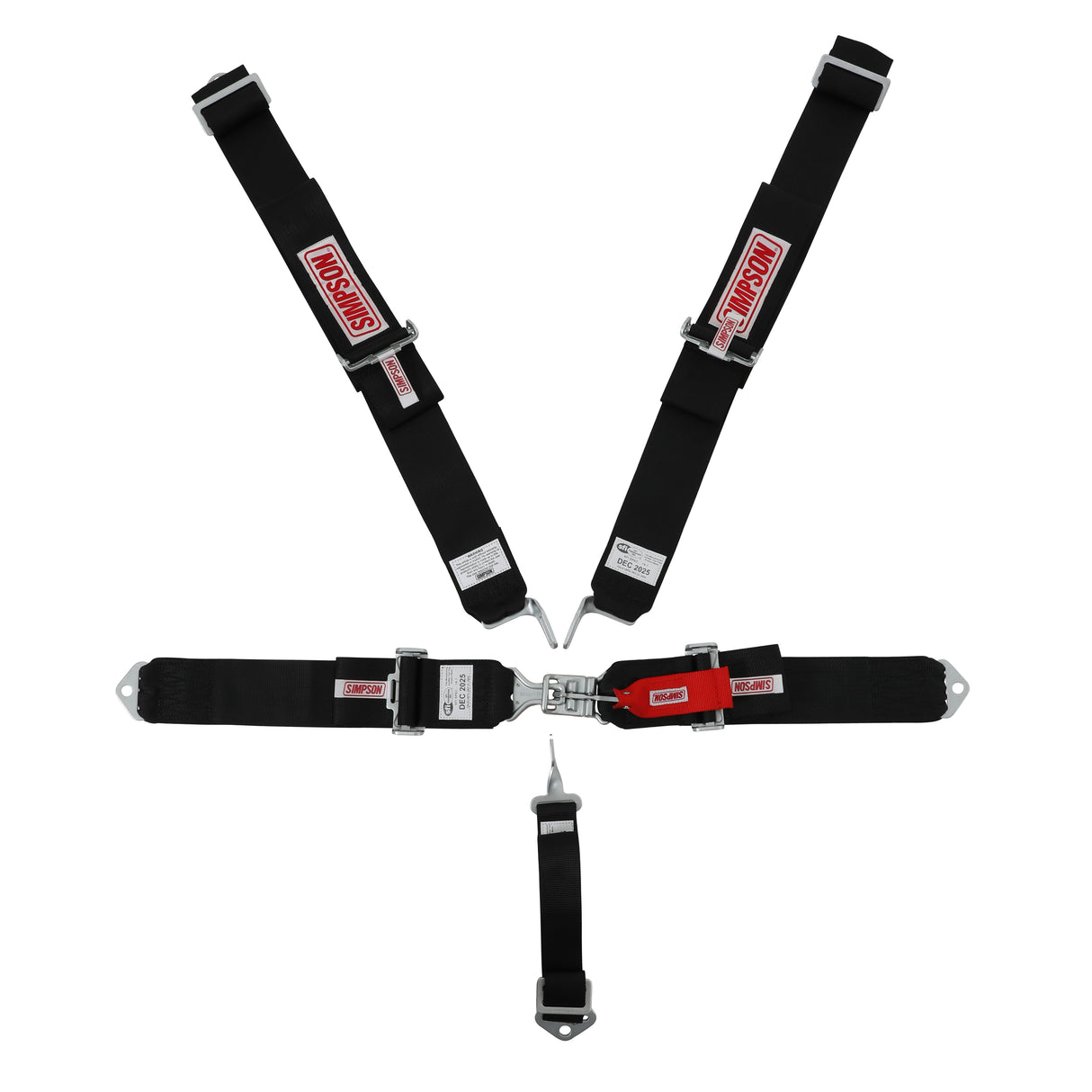 Simpson STD. Latch & Link 5pt. Harness - 29063BK