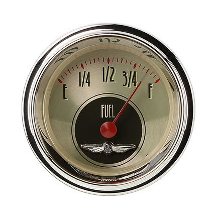 Classic Instruments All American Nickel 2-1/8" Fuel Level Gauge - AN12SHC