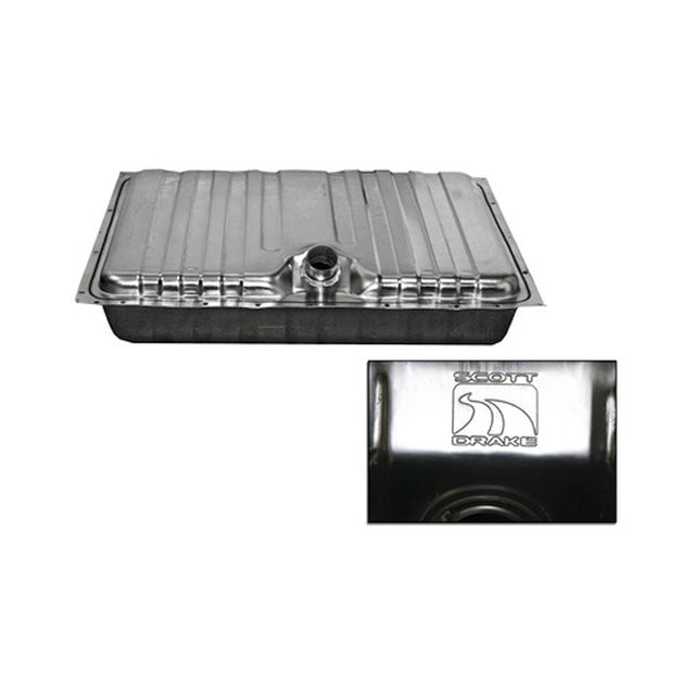 Scott Drake 1969 Mustang Stainless Steel Fuel Tank with Drain Plug - C9ZZ-9002-SS