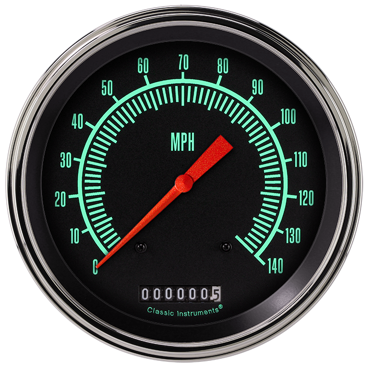 Classic Instruments G STOCK 5IN SPEEDO 140 MPH - GS56SLC