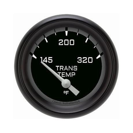 Classic Instruments Autocross Gray 2 5/8" Transmission Temperature Gauge - AX227GBPF