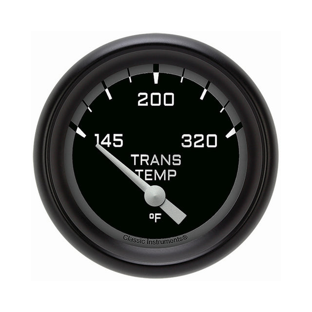 Classic Instruments Autocross Gray 2 5/8" Transmission Temperature Gauge - AX227GBPF