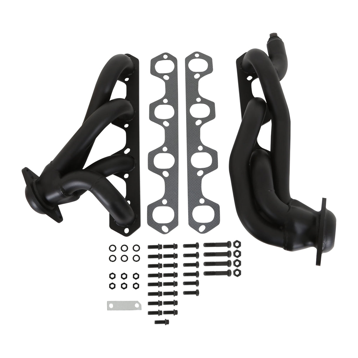 Flowtech Shorty Headers - Black Painted - 91668FLT