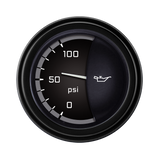 Classic Instruments AutoCross Gray 2-1/8" Oil Pressure Gauge - AX81GBLF