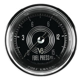 Classic Instruments V8 Speedster 2-1/8" Fuel Pressure Gauge (15 PSI) - V8SR145SHC