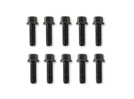 Mr Gasket Mr. Gasket Header Bolts - M8-1.25 25mm Hex Head - Black Oxide - 918G