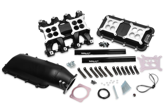 Holley 300-135BK Mid-Rise Intake - GM LS3/L92 w/ 95mm Top - Black
