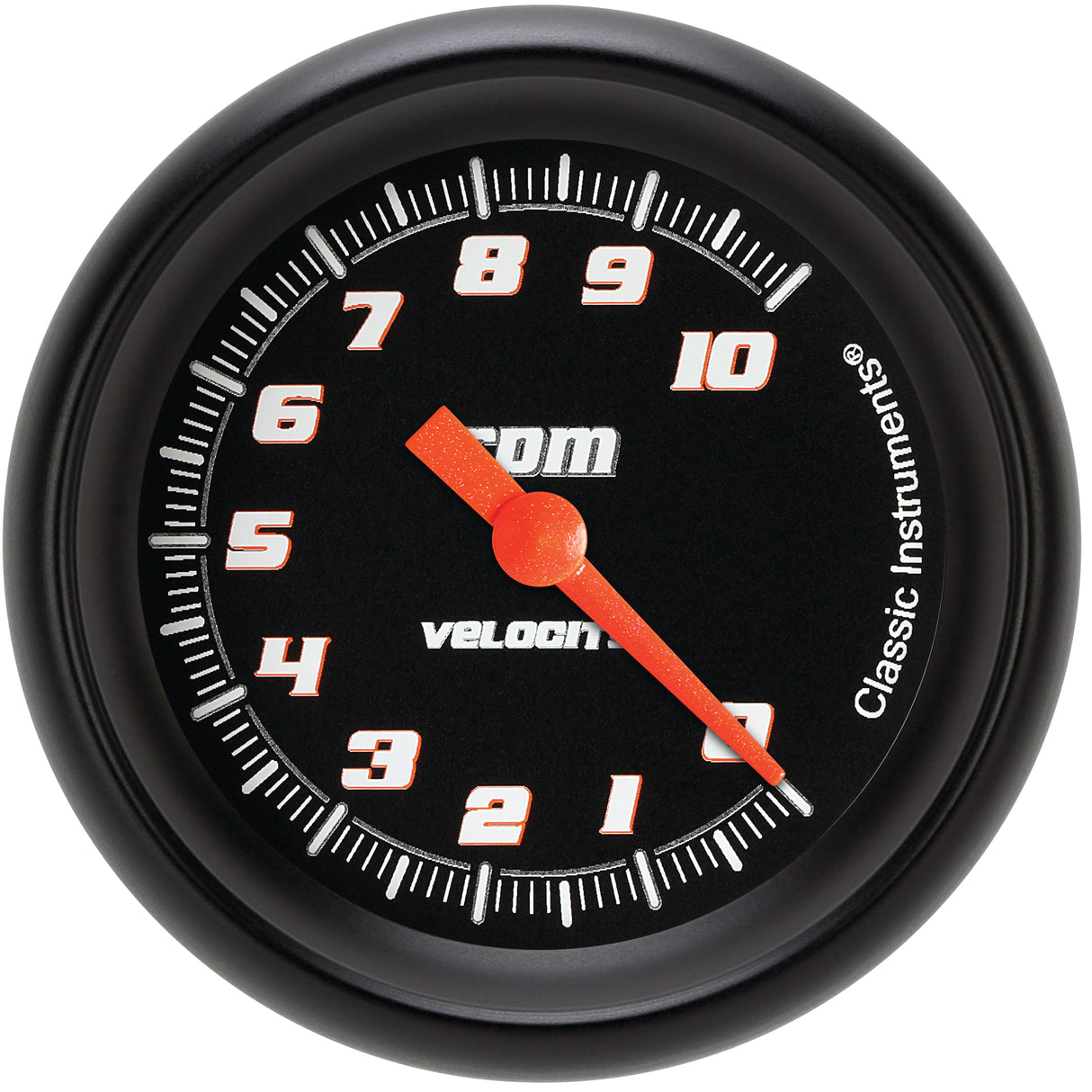 Classic Instruments Velocity Black 2-5/8" Tachometer Gauge - VS383BBPF