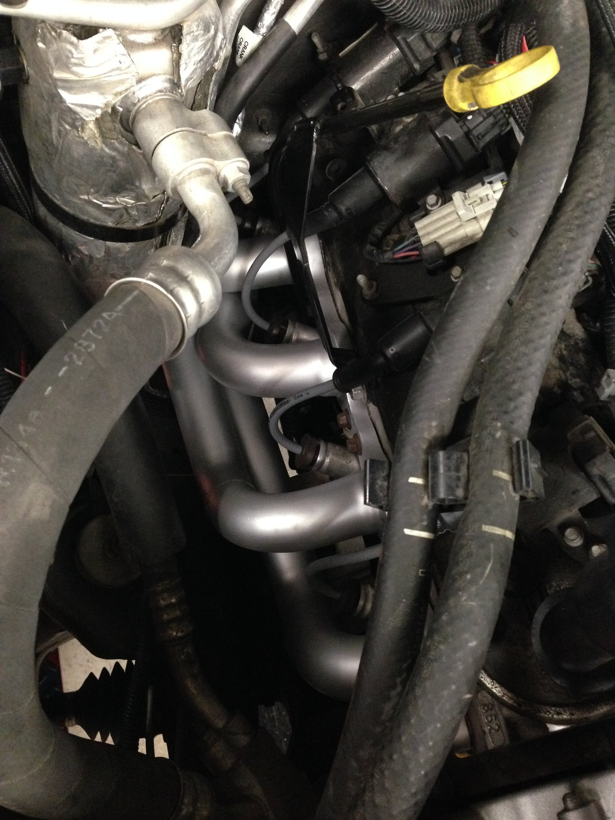 Flowtech Shorty Headers - Black Painted - 91843FLT