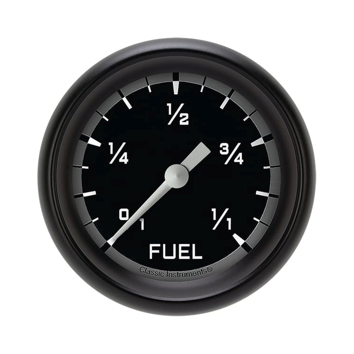 Classic Instruments Autocross Gray 2 5/8" Fuel Gauge - AX309GBLF