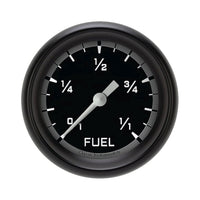 Classic Instruments Autocross Gray 2-5/8" Fuel Level Gauge - AX309GBLF