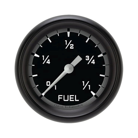 Classic Instruments Autocross Gray 2 5/8" Fuel Gauge - AX309GBPF