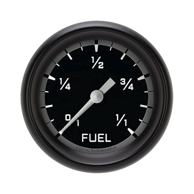 Classic Instruments Autocross Gray 2 5/8" Fuel Gauge - AX309GBPF