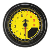 Classic Instruments AutoCross Yellow 2-1/8" Tachometer Gauge - AX183YBLF