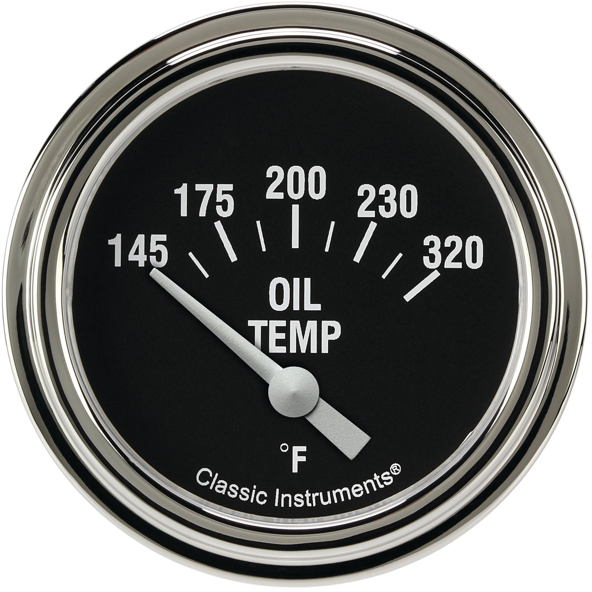 Classic Instruments Hot Rod 2-5/8" Oil Temperature Gauge - HR228SLF