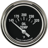 Classic Instruments Hot Rod 2-5/8" Oil Temperature Gauge - HR228SLF
